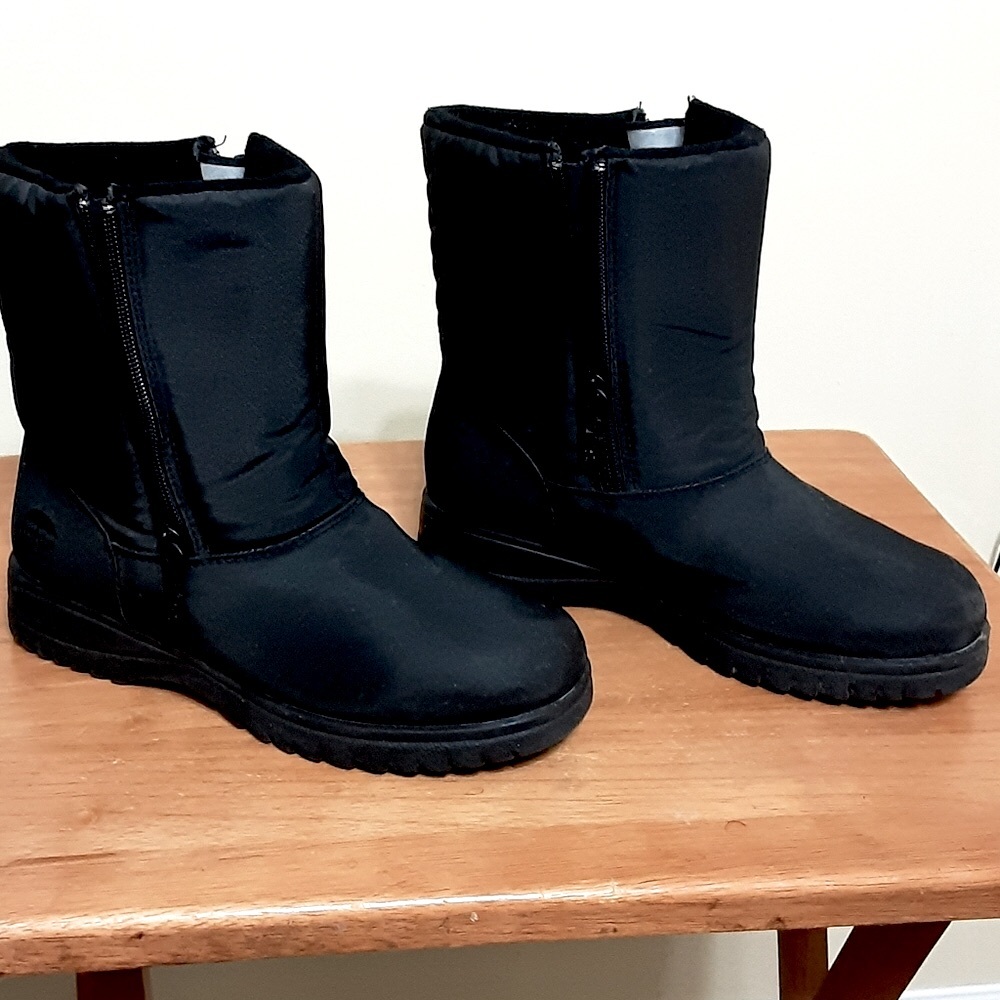 Tote Double Zipper Boots Size 6